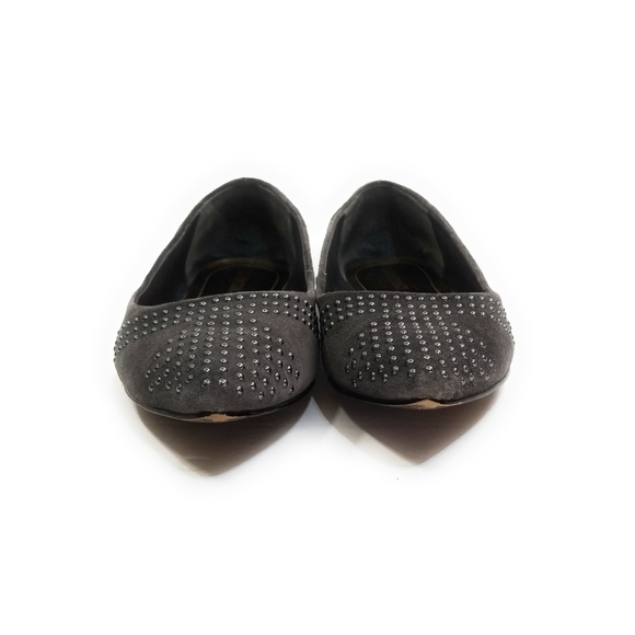 ELLEN TRACY Maddy Suede Studded Flats Size 8.5 - Picture 9 of 11